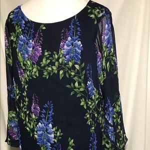 Jessica Howard, Asymmetrical Bell Sleeve Dress